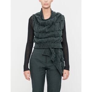 Sarah Pacini Short Asymmetric Cardigan